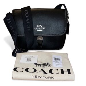 Coach Black Pace Messenger Crossbody Bag